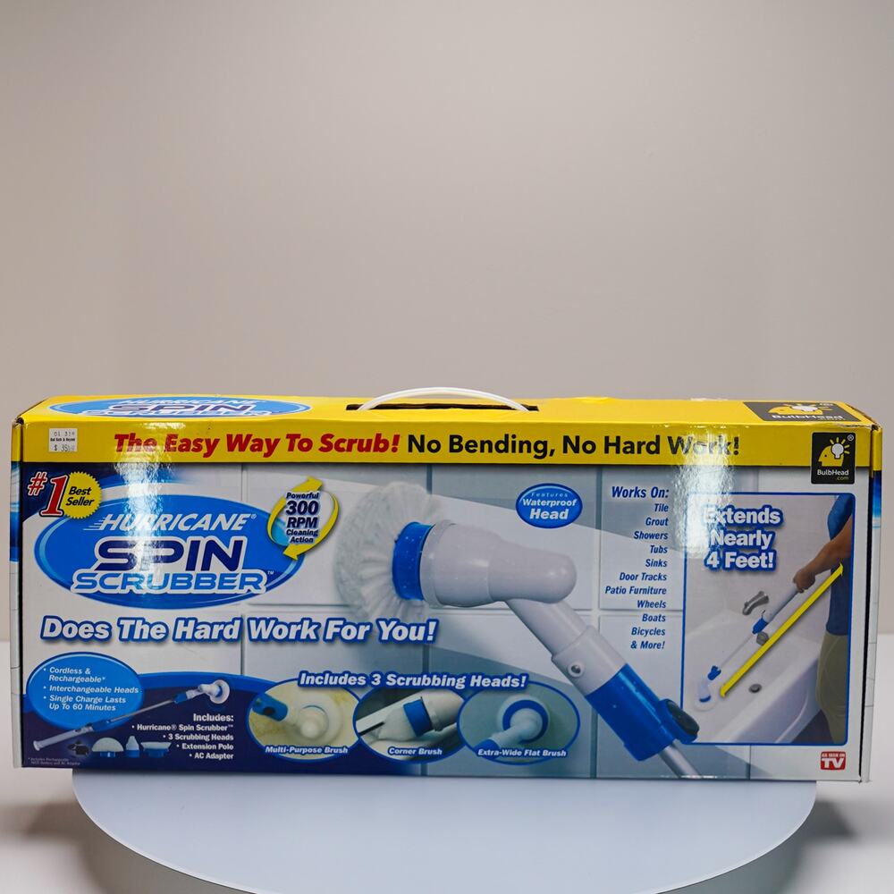 Hurricane Spin Scrubber Cordless Rechargeable Power Tool